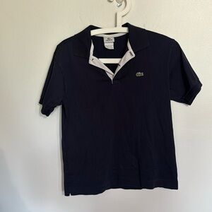 Navy blue polo shirt